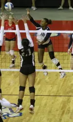 Junior outside hitter Zana Bowens has landed 15 kills or more kills in five matches this year.