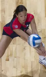 Senior Christina Lee led the 'Dogs in digs with 20