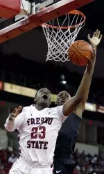 Bulldogs' guard Marvelle Harris delivered a season-high 27 points in the Bulldogs' 64-57 loss to Cal.