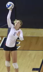 Senior Jaimee-Lee Morrow added 10 kills and 11.5 kills to the match against CSU