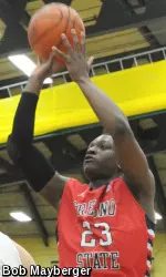 Marvelle Harris scored a game-high 17 points in the Bulldogs' 73-56 loss at Texas Tech.