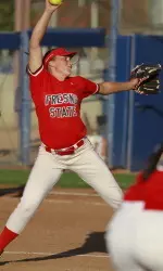 Sophomore Taylor Langdon worked seven combined innings Sunday and posted four strikeouts, two walks and allowed six hits and one earned run.