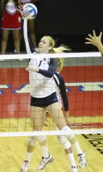 Senior outside hitter Korrin Wild was spotlighted by USA Volleyball for her hitting, passing and serving.