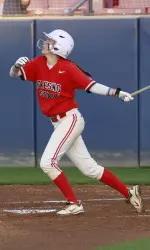 Sophomore second baseman Whitney Smith is one of three 'Dogs this year with multiple doubles on the campaign.