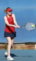 Sophie & Anneka Watts won their seventh-straight doubles match today against the Broncos.