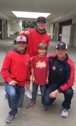 The Diamond 'Dogs took a trip to Linclon Elementary School