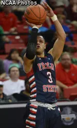 Sophomore guard Cezar Guerrero erupted for his first career double-double as the Bulldogs advanced to the second round of the CBI.