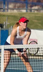 Sophomore Anneka Watts won both her doubles and singles matches against UNLV.