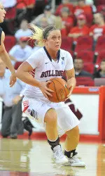 Senior Bree Farley is averaging a team-best 13.1 points at home this year and shooting 47.1 percent from the field
