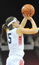 Senior Bree Farley scored a career-high 31 points to reach the 1,000 point mark for her career.