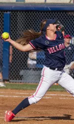 Sophomore Jill Compton now sports a 7-4 mark in MW play and is limiting conference hitters to a .220 hitting mark.