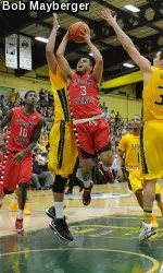 Fresno State point guard Cezar Guerrero (3) has averaged over 15 points per game during the CBI.