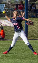 Junior center fielder Brenna Moss was tabbed the MW Defensive Player of the Year after logging 89 putouts, 14 assists and a .990 fielding mark.