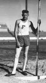 Fifty years ago this week, head coach Dutch Warmerdam and the Bulldogs racked up 85 points to defeat Long Beach State (57) in the 1964 NCAA College Division Championships at Ratcliffe Stadium in Fresno.