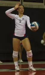 Senior libero Christina Lee is one of six 'Dog returnees that started for last's fourth-place MW finishers.
