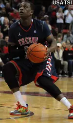 Fresno State guard Marvlle Harris earned All-MW Honorable Mention honors a season ago and will help Fresno State into the 2014-15 season.
