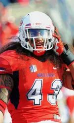 Karl Mickelsen has recorded 13 tackles, one pass breakup and a forced fumble through three games