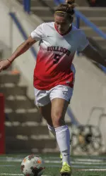 Senior Jaycee Bingham leads the Bulldogs with five total goals.