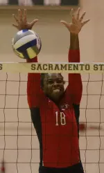 Junior outside hitter Zana Bowens leads the team in 2014 in aces (0.43 per set), kills (3.14 p/s), and points (3.71 p/s).