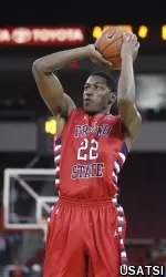 Paul Watson (22) posted a team-best 19 points in the Bulldogs' sixth triple OT game in program history.