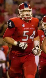 Senior offensive tackle Justin Northern
