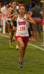 Brittany Laygo was the 'Dogs third finisher on the women's side on Friday.