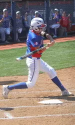 Smith had her first home run this season on Sunday.