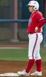 Michelle Solomon led the team with a .625 batting average versus New Mexico.