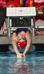 Freshman Ugne Mazutaityte earned an extra opportunity to qualify for the Olympics.