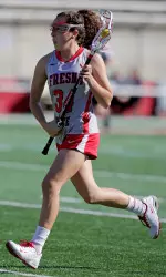 Sophomore Nicole Ortlieb led the 'Dogs with four goals