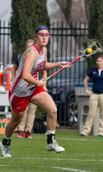 Freshman Sarah Bloise led the 'Dogs with five goals.