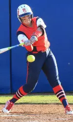 Senior Alyssa Villalpando had a team-high nine RBI's on Tuesday.