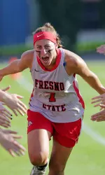 Senior Anjelica Fuccillo is approaching many Fresno State career records.