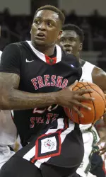 Fresno State senior guard Marvelle Harris has led the Bulldogs to a six-game winning streak entering this week's MW Basketball Championships.