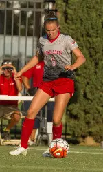 Redshirt freshman Racine Babb scored for the first time against the Fresno Freeze last week.