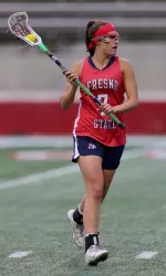 Senior Anjelica Fuccillo is Fresno State's new all-time points leader.