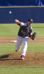 Junior Mark Reece picked up his first win of the season in Tuesday's 9-5 win over Cal Poly.