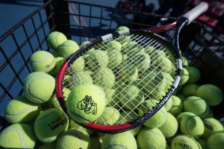 Tennis balls-racket