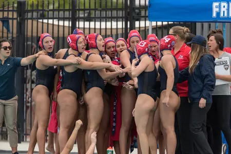 Team huddle senior day