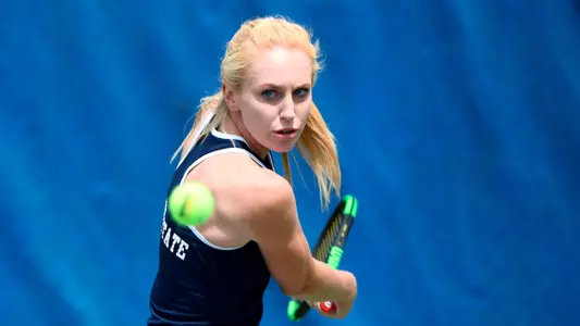 29 APR 2018: The 2018 Mountain West Women's Tennis Championship takes place at the Appleton Tennis Center on the campus of Boise State University in Boise, ID. Tim Nwachukwu/NCAA Photos