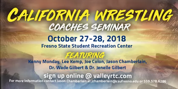 2018 CA WRES Coaches Seminar