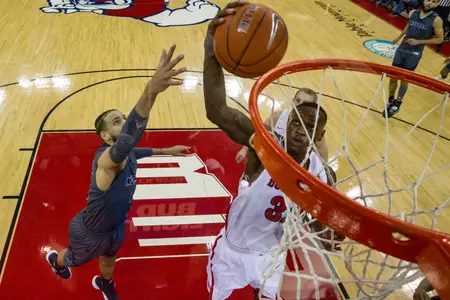 Grimes rebounding vs. No. 10 Nevada