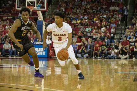 Jarred hyder driving vs. Winthrop