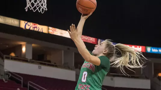 December 12, 2019: Fresno State women's Basketball against La Verne played an early game for Elementary School Day at the Save Mart Center.