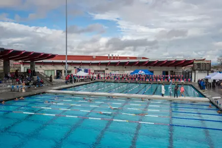 Fresno State Aquatics Center, photo from diving boards