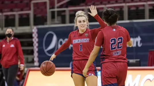 December 4, 2020: Fresno State Women's basketball host Colorado St in a Mountain West conference match up at the Save Mart Center
