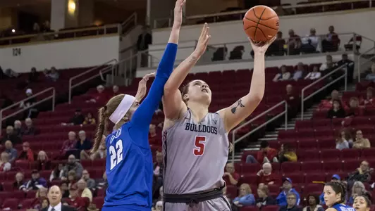 November 21,2019: Fresno State women's basketball take on BYU in the Save Mart Center.