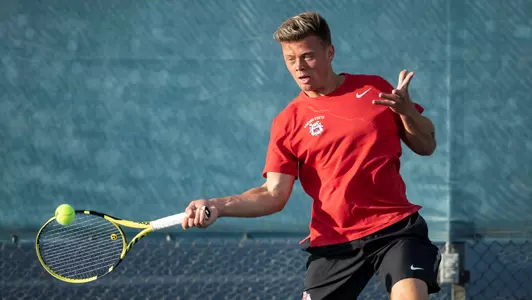 March 9, 2020; No. 48 Fresno State men's tennisl team host No. 34 Arizona at the Spalding G. Wathen Center.