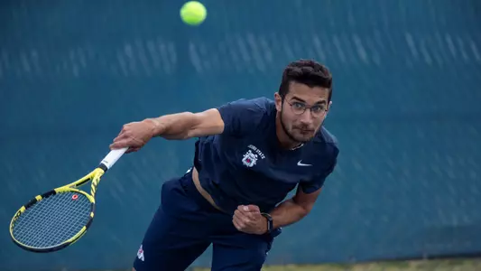 March 1, 2020; Fresno State men's tennis team in the championship match of the Pacific Central Valley Championshi at the Spalding G. Wathen Tennis Center.