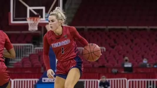 December 4, 2020: Fresno State Women's basketball host Colorado St in a Mountain West conference match up at the Save Mart Center